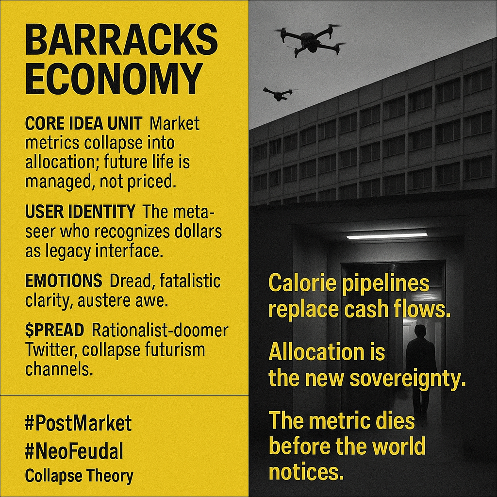 Barracks Economy - Allocation